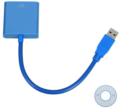 CIYODO Cable Adaptador VGA Adaptador USB Blue