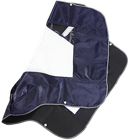 MUCKLILY Foldable Electric Scooter Cover Durable Oxford Cloth All Weather Protection for Mobility Scooters Lightweight Portable Design for Elderly Disabled Users Rain Dust Wind Resistant