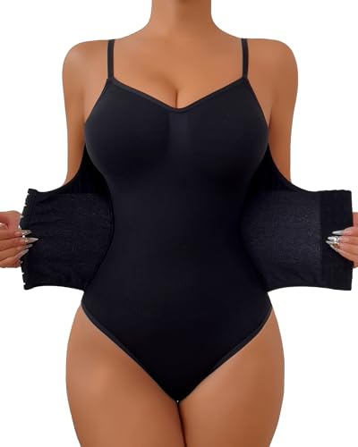 Curlady Women's Shapewear Tummy Control Bodysuit Faja | Colombianas Body Shaper Women Shaping Thong Bodysuits Waist Trainer Corset Slimming Girdles