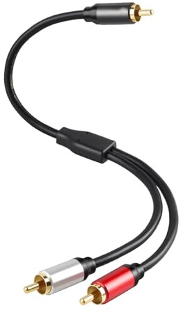 YiQinzcxg Flexibles Hörkabel Mit Einzel Und Doppelsteckern Splitter Design Optimierte Geräuschunterdrückung Verbessert Den Klang Kabel Mit Höranschlüssen