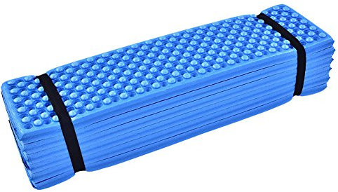 Thermo Sitzkissen Faltbar, Wasserdicht Schaumstoff Sitzmatte Outdoor Schlafmatte für Fitnessstudio, Yoga Training Camping Wandern Outdoor-Sport(blau