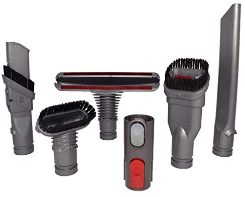 Ufixt Vacuum Cleaner Tool Kit | Complete Accessory Attachment Set | Quick Release Connectors | compatible with Dyson V7 V8 V10