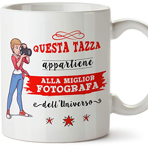 (Mug in Italian) Photography 350 ml Best in the Universe