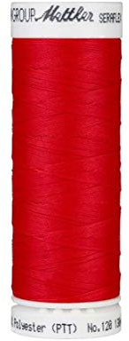 Mettler Nähfaden, rot, Polyester, 130 m, Fb. 0503