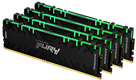 Kingston FURY Renegade RGB 32GB (4x8GB) 3200MHz DDR4 CL16 Memoria para Ordenadores de sobremesa Kit de 4 KF432C16RBAK4/32