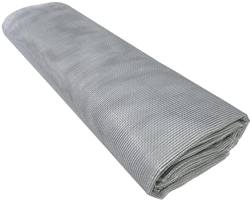 AERZETIX - Filet Maille de Protection Contre Les Moustiques/Mouches/Insectes/Guêpes/Abeilles - Moustiquaire de Fenêtre en Fibre de Verre - 100x240 cm - Couleur Gris
