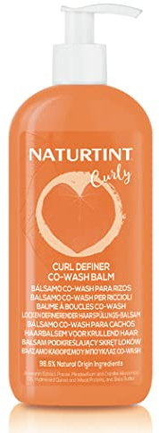 Naturtint | lockdefinierande medtvättbalsam | näring, reder ut och definierar lockar | Lämplig för curly metod | Fri från sulfater, silikoner och parabener | 330 ml