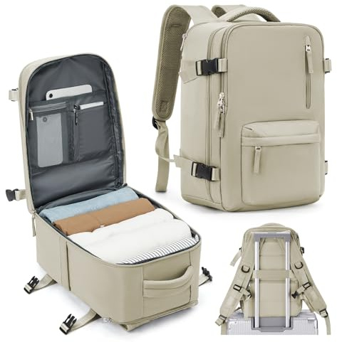 SZLX Mochila Viaje Cabina Avion 40x20x25 Mujer Ryanair Maletas de Viaje Cabina Easyjet Avion Bolso de viaje Hombre Equipaje de Mano Mochila Travel Backpack Mochila para Portatil Impermeable
