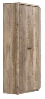 BLACK RED WHITE® Malcolm Armoire d'angle - Penderie - Style industriel moderne - 75 x 75 cm - Pour chambre d'adolescent