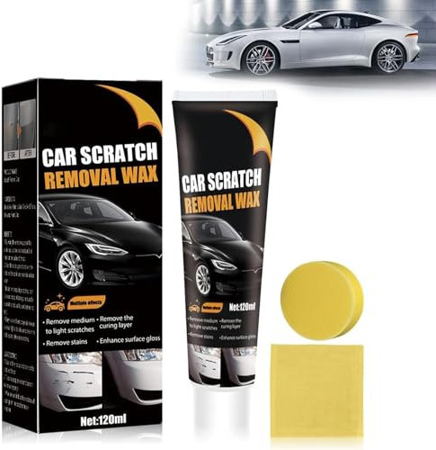 Auto Body Paint Scratch Repair, Car Scratch Repair Paste, Professional Car Scratch Repair Agent, Car Scratch Repair Kit, Eradicates Fine and Deeper Scratches, Easily Restore Minor Scratch, 120ml