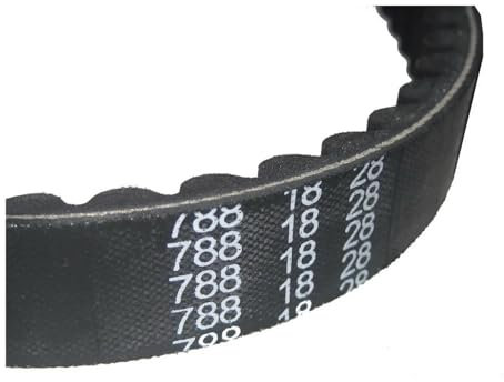Antriebskeilriemen 780 787 788 800 16 16,5 17 18 28 30 CVT Antriebsriemen Jog 49CC 50CC 90CC 100CC Roller ATV TeileR Motorrad-Antriebsriemen(Farbe:788-18-28)