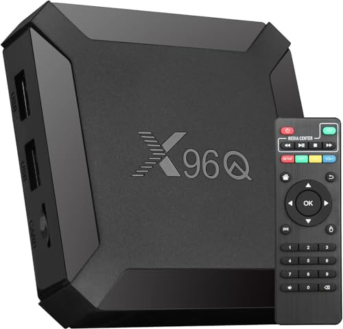 X96‎‎‎‎‎‎‎‎‎‎‎‎‎‎‎‎‎‎‎‎Q boitier IPTV Lecteur Multimédia de Diffusion en continu IPTV Android 10.0/Boîte TV 4K avec Quad-Core chipset,Allwinner H313 64 Bits 2GB/16GB,WiFi,4K HD,H.265.