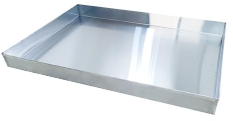 304 Stahl Kondensat-Ablaufwanne 1mm Automatische Auffangwanne for Innen Außen Klimaanlagen Ideal als Ölauffangwanne Große Wasserschale(80x60cm/31x24in)