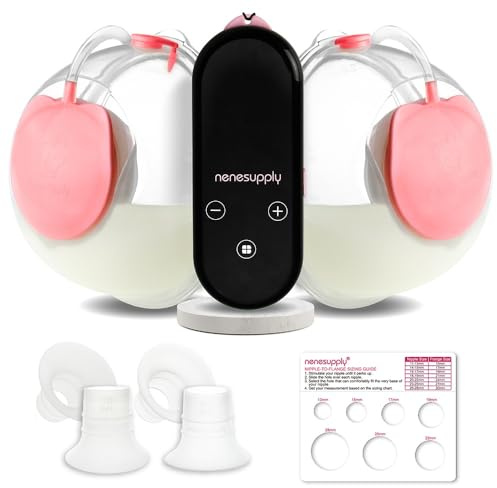 Nenesupply Venus Handsfree Wearable Breast Pump. Hospital-Grade Portable 4 Modes 9 Suction Levels. Silicone Flange With Leak-Proof Collection Cups 6 oz Discreet Fit. Easy Nipple Alignment Light Weight