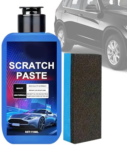 Auto Scratch Eraser – 110 ml detergente compatto per auto | vernice per riparazione graffi, rimozione graffi, scarico auto per veicoli, camion, veicoli e veicoli -RV -Limousine