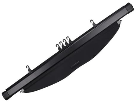 Laderaumabdeckung Für Kia Für Sportage 2005-2010 Versenkbare Trunk Cargo Abdeckung Paket Rack Wasserdichte Schild Privatsphäre Zubehör Kofferraumklappen(Kohlenstoff-Look)