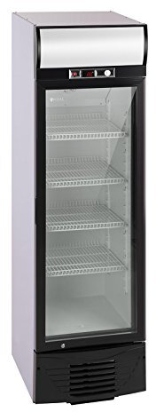 Royal Catering RCGK-W278 Vetrina frigo per bibite Frigorifero per bevande (278 l, LED, 210 W, 2-8 °C, R600a, acciaio, evaporatore)