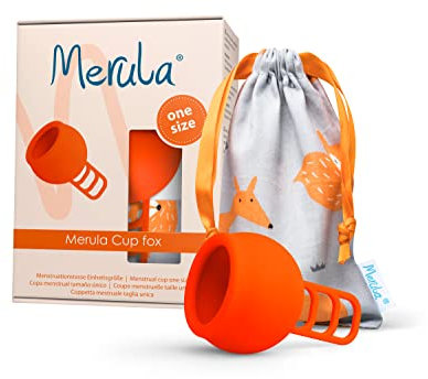 Merula Cup fox (arancione) one size - Coppetta mestruale in silicone medicale
