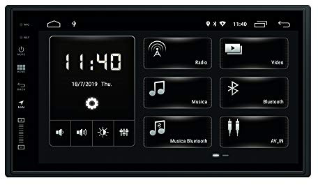 PHONOCAR VM002E Android Touchscreen Monitor 6.95 Inches Map Europe Included