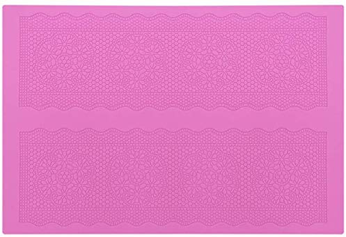 DUBENS Sexy Spitze Silikon Form Zucker Süße Handwerk Fondant Matte Kuchen Dekorieren Backen, Sugarcraft Blume Spitze Werkzeuge Schokolade Gumpaste Mold Hochzeit Kuchen Deco