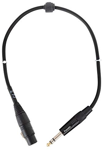 Pronomic Stage JSXF-0.5 Cavo XLR/Jack Stereo 0, 5m, Lunghezza: 0 | Connettori: XLR femmina 3 poli ? jack 6, Colore guaina: nero, Rame privo di ossigeno, Guaina esterna flessibile e robusta