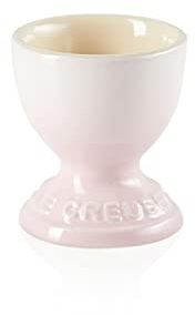 Le Creuset Steinzeug Eierbecher mit Stand-Fuß, 9 g, 5.3 x 5.3 x 5.9 cm, Shell Pink, 81702007770099