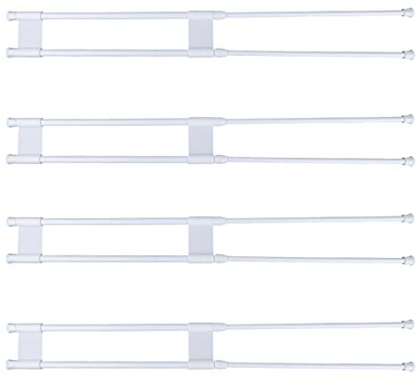 SAVITA 4pz Barre Tensione del Frigorifero, Barre di Tensione del Frigorifero per Camper Regolabili Estensibili a 40,13-70,1cm Barre per Frigorifero per Camper in Metallo Accessori per Frigorifero