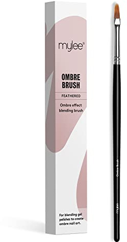 Mylee Brush For Gel Nail Art & Polish Application | Professional Quality Manicure Painting Tool, 7 Designs, Oval, Angled, Ombre, Fine, Liner Drawing Pen, for Home & Salon Use