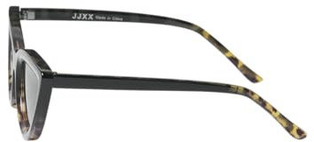 JJXX JACK&JONES Damen Jxmikkela Cat Eye Sunglasses Sonnenbrille, Black/Pattern:w. Green Tortoise, ONE Size