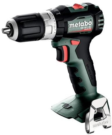 metabo Akku-Schlagbohrschrauber SB 18 L BL - 18 V, 65 Nm - Bürstenlos, kompakt & leicht, LED-Arbeitslicht, Aluminium-Gehäuse, Ideal für Bohren und Schrauben in Holz, Stahl, Mauerwerk - Inkl. metaBOX