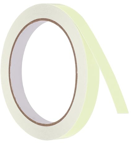 PATIKIL 0.5 x 33 Pies Cinta de Tela de Gaffer Neón, 1 Rollo de Cinta Adhesiva Fluorescente Luz Negra UV para Fiesta UV, Verde