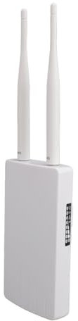 Topiky Outdoor 4G LTE POE WiFi Router with SIM Card Slot, 300Mbps Unlocked 4G LTE Modem with 2 5dBi Antennas, 4G LTE Wireless Router, WiFi Mobile Router for European (UK)