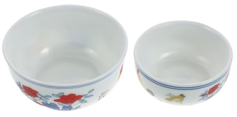 HOLIDYOYO 4piezas Tazas De Té Chinas De Estilo Antiguo De Pintada Mano Para Decoración Del Hogar y Uso Diario