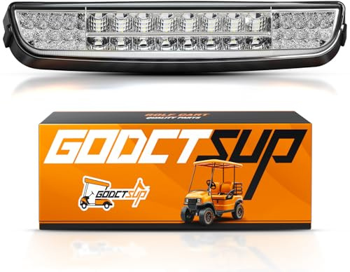 GODCTSUP EZGO LED Headlight Bar for TXT 1996-2013 Gas and Electric Carts, 12V Golf Cart Headlight Bar with 3-pin plug, Super Bright 12V Street Legal LED Head light (without Mounting Bracket)
