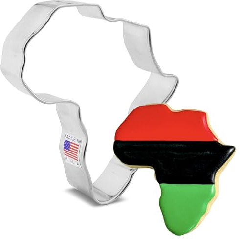 Africa Cookie Cutter, Juneteenth & Black History Month, 3.76 Made in USA by Ann Clark
