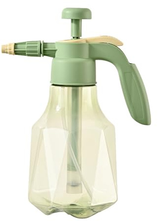 Zerodis Pulverizador a Presión, Botella Rociadora de Niebla para Plantas de Interior, botella de spray presurizada de pico ajustable, Pulverizadores a presión de Bomba de Agua de 1.5 L (GREEN)