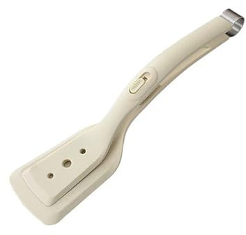 2-in-1 Silicone Spatula Tongs - Heat-Resistant Food Turner & Tongs for Flipping Fish, Steak, Pancakes - Non-Scratch, BPA-Free (White)