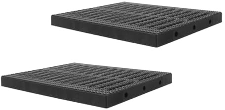 SHINEOFI 2Pcs Sturdy Drain Grate Durable Outdoor Sewer Cover for Kitchen Trench Easy to Maintain Plastic Design for Various Drainage Applications