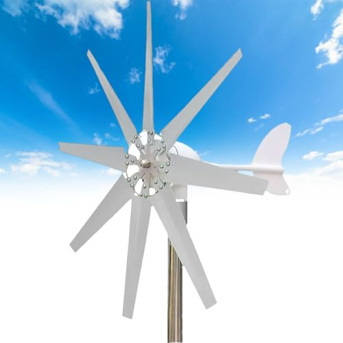 Kit generatore eolico da 3000 W, efficienti piccole turbine eoliche per uso domestico, soluzione ibrida per energia eolica solare, 48 V