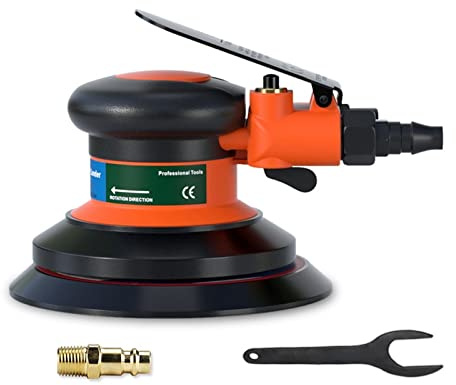 Polisseuse, Ponceuse à paume orbitale aléatoire à air professionnel, Machine de polissage/meulage, Machine excentrique 5 MM, meuleuse/ponceuse orbitale 125/150 MM(5In Grinder)