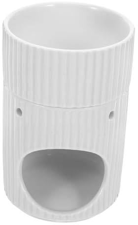 Anneome Velas perfumadas Recipiente de aromaterapia Esencial candelabro de Color Verde Azulado difusor de para el hogar Candelador de Luces de té cerámica