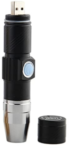 Mini lámpara UV para uñas, portátil, LED, secador de uñas, luz de curado, linterna, manicura, arte, polaco, herramientas, negro