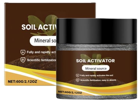 Activador de suelo vegetal - 60 g Acondicionador de suelo natural potenciad
