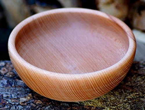 Schale aus Buchenholz 18 x 6 cm Holz Schüssel Teller Deko Knabberschale Obst