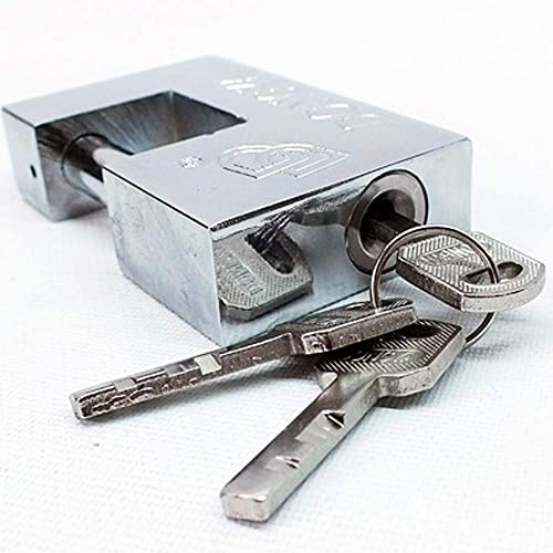 MANIASHOP LUCCHETTO IN ACCIAIO TEMPRATO CORAZZATO ANTISCASSO CATENACCIO PER CANCELLO 94MM