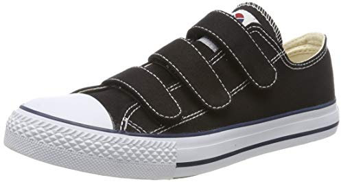 Victoria bebis pojke Zapato Basket Kardborreband, Svart 10, 40 EU