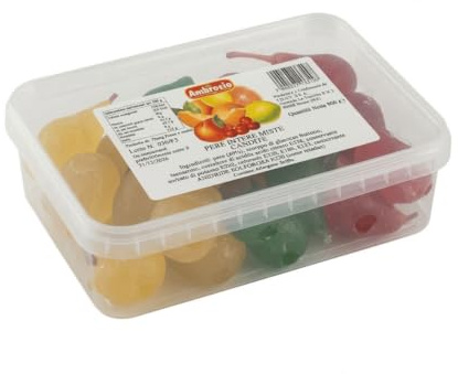 Ambrosio Pere Intere Candite - Specialità per Alta Pasticceria - 900g