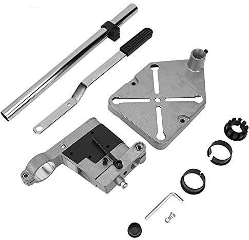 Outil de réparation d'établi, support de perceuse avec trous de vis de fixation, support de perceuse réglable pour établi de bricolage