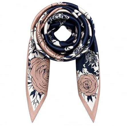 MAIRY Silk Hair Wrap for Sleeping Satin Head Scarf Women's Scarves & Wraps Fashionable Neckerchief Headwear Hijab Bandana S07404