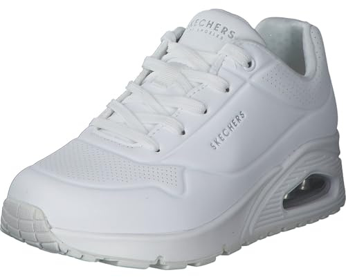 Skechers Damen UNO-Stand On Air Sneaker, Weiß, 39 EU Weit